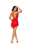 Elegant Moments Lace Babydoll And Matching G-string