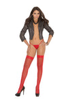 Elegant Moments Fishnet Thigh High With Lace Top